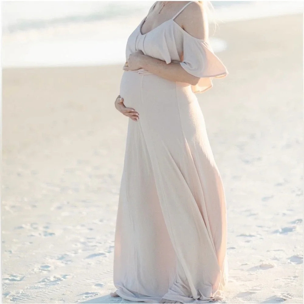 Show Me Your Mumu Renee Ruffle Maxi Dress in Dancing Queen Shine Blush Size 1X